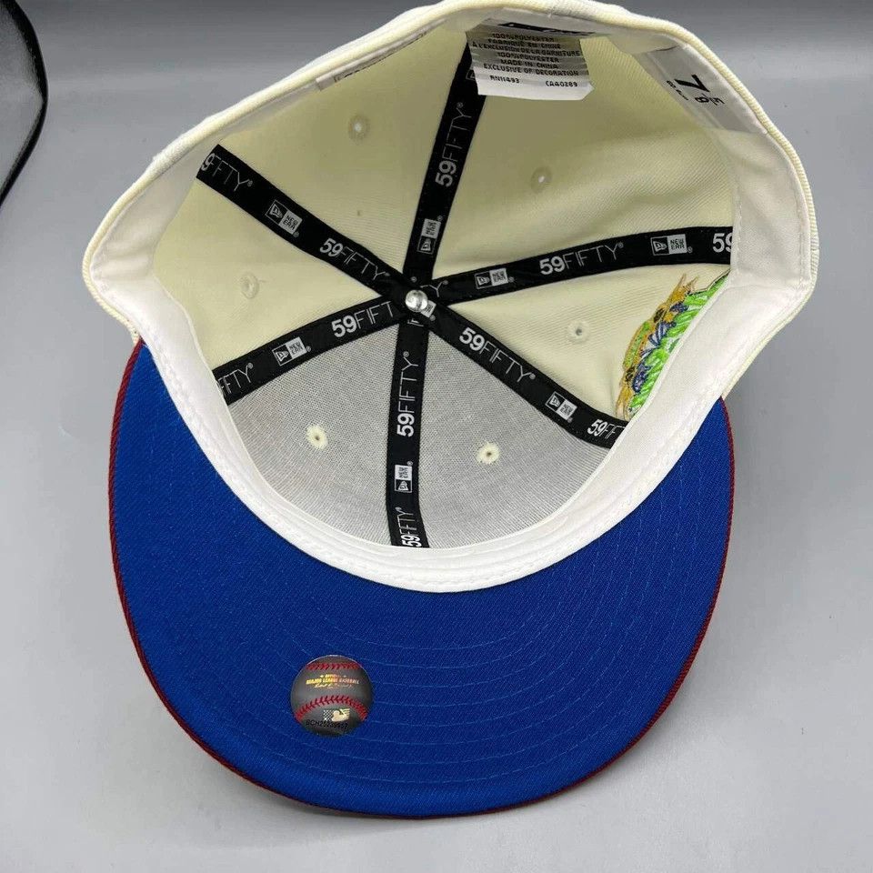 New Era Milwaukee Brewers Hat Men 7 5/8 59Fifty New Era Fitted Cap Size ONE SIZE - 2 Thumbnail