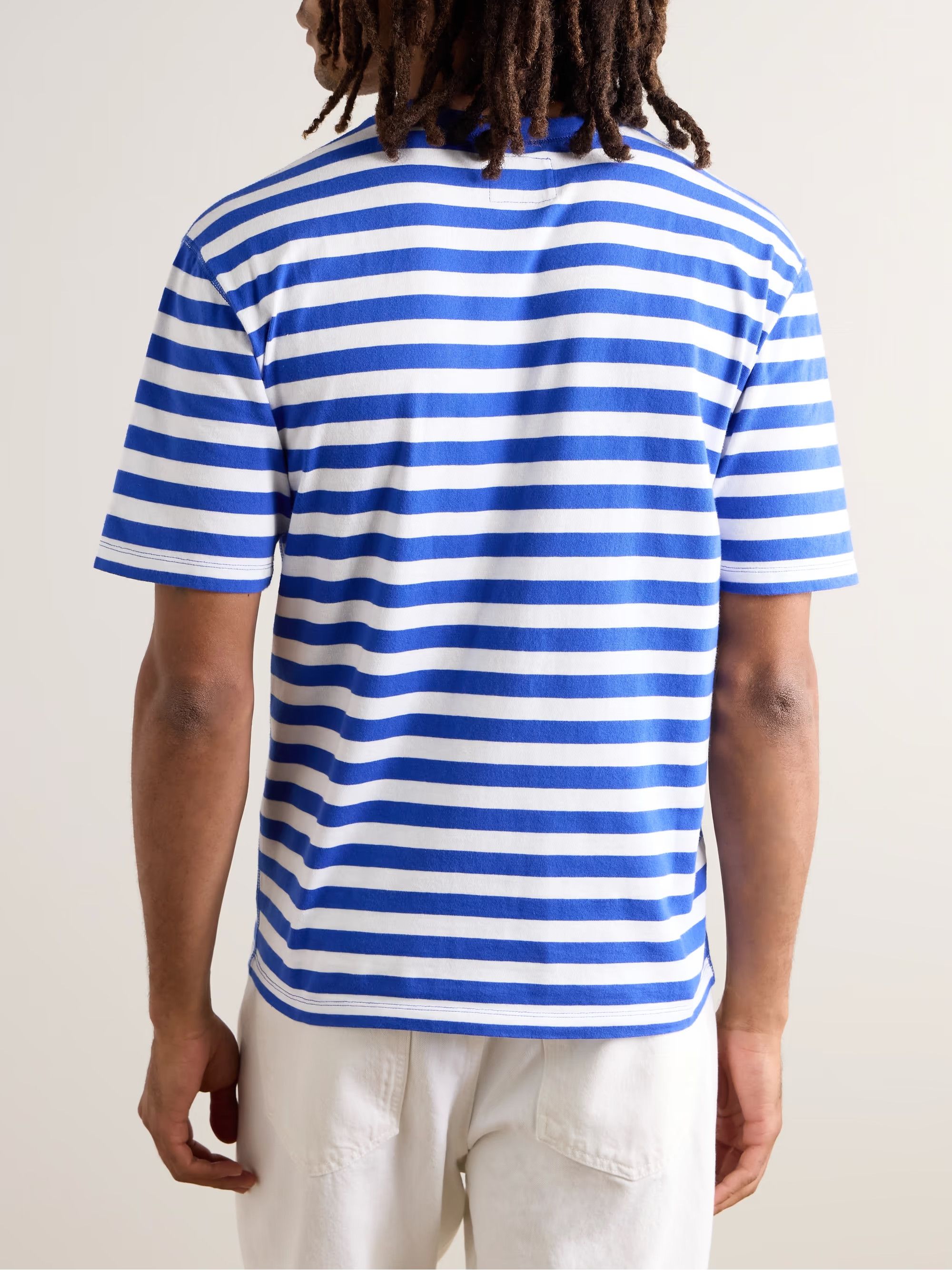 Drake's DRAKE'S Striped t-shirt blue Size US L / EU 52-54 / 3 - 10 Thumbnail