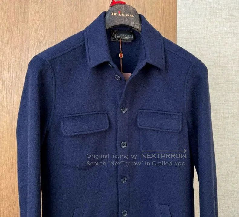 Loro Piana Loro Piana Vicuña Cashmere Shirt Jacket. Size US S / EU 44-46 / 1 - 2 Thumbnail