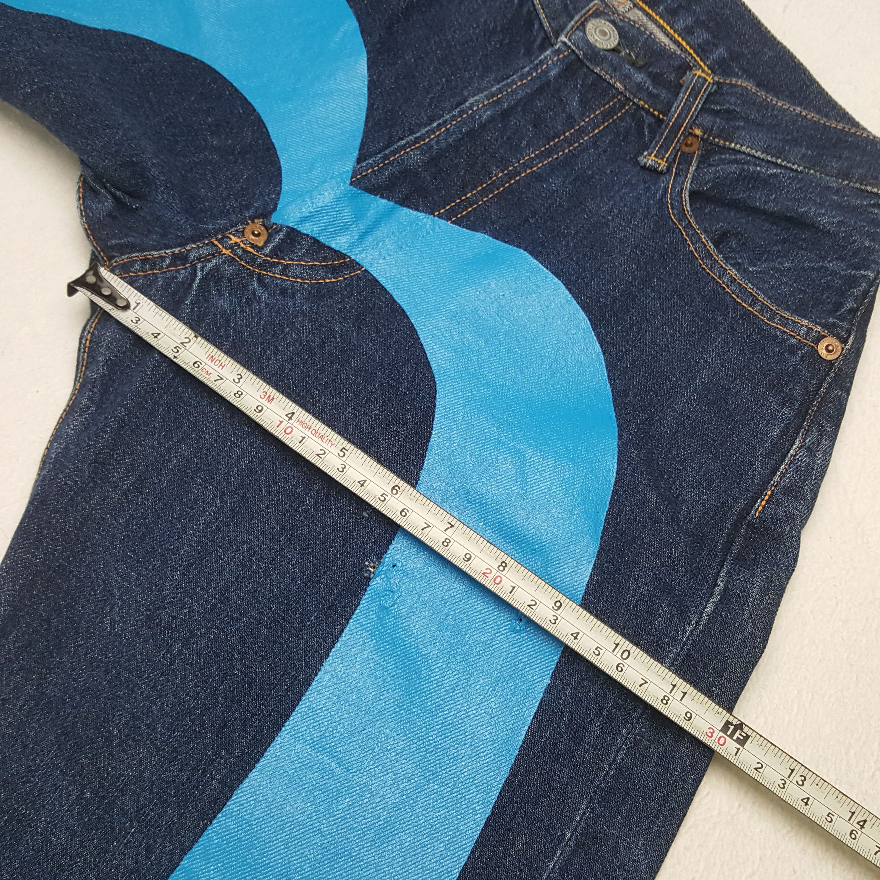 Evisu × Japanese Brand × Vintage Vintage Evisu Japanese Brand Daicock Custom Jeans C280N24 Size 24" / US 00 / IT 34 - 9 Thumbnail