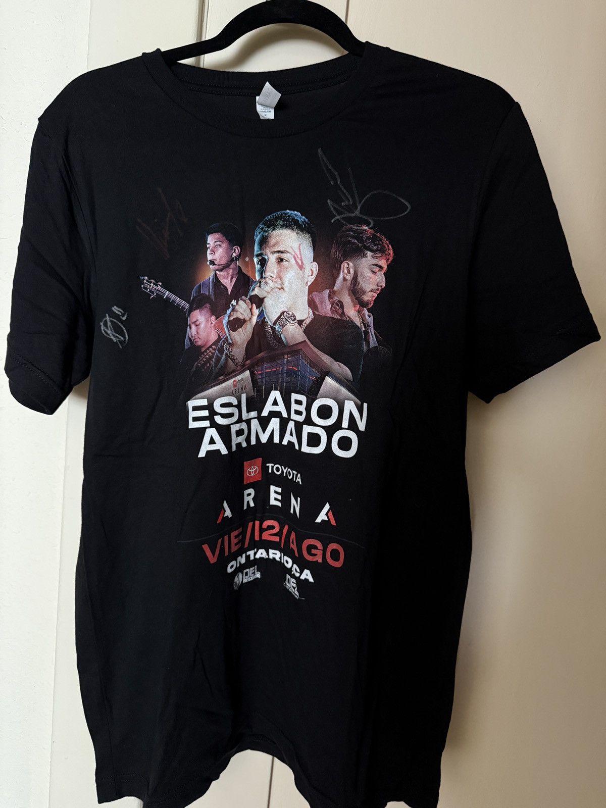 Other Autographed Eslabon Armado Nostalgia T Shirt Size US M / EU 48-50 / 2 - 1 Thumbnail