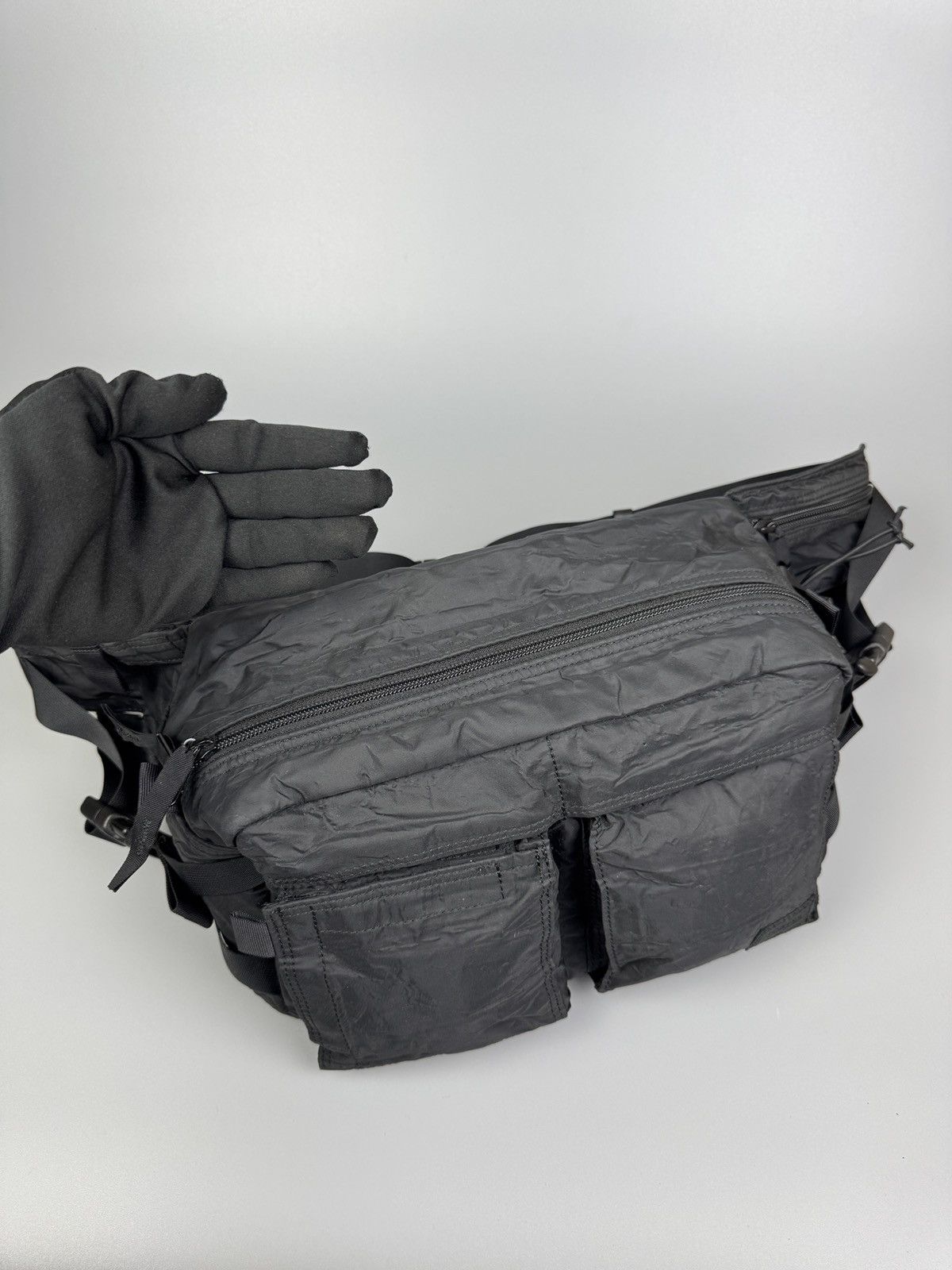 Head Porter Head Porter - Black Beauty Two Way Waist Bag Size ONE SIZE - 7 Thumbnail