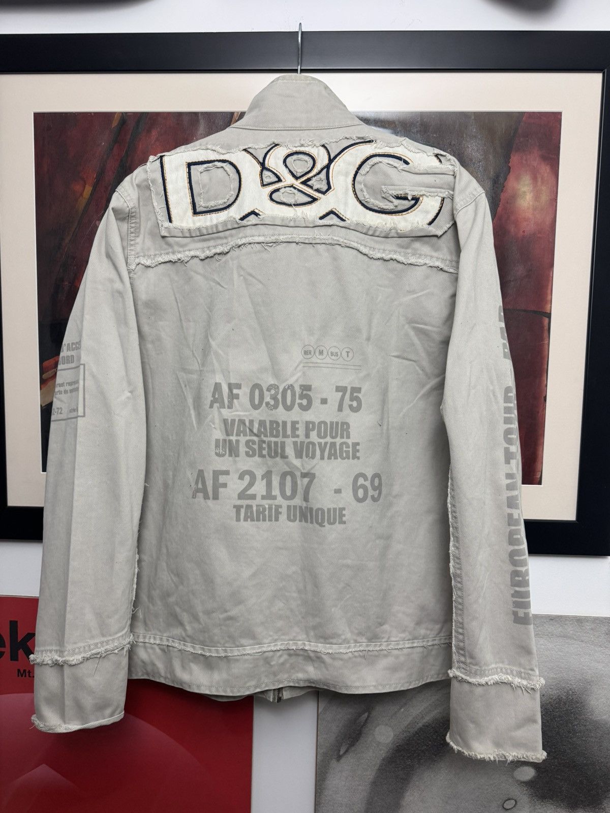 Dolce & Gabbana Vintage Dolce&Gabbana Racing Jacket Distressed Archive Y2k Size US M / EU 48-50 / 2 - 1 Thumbnail