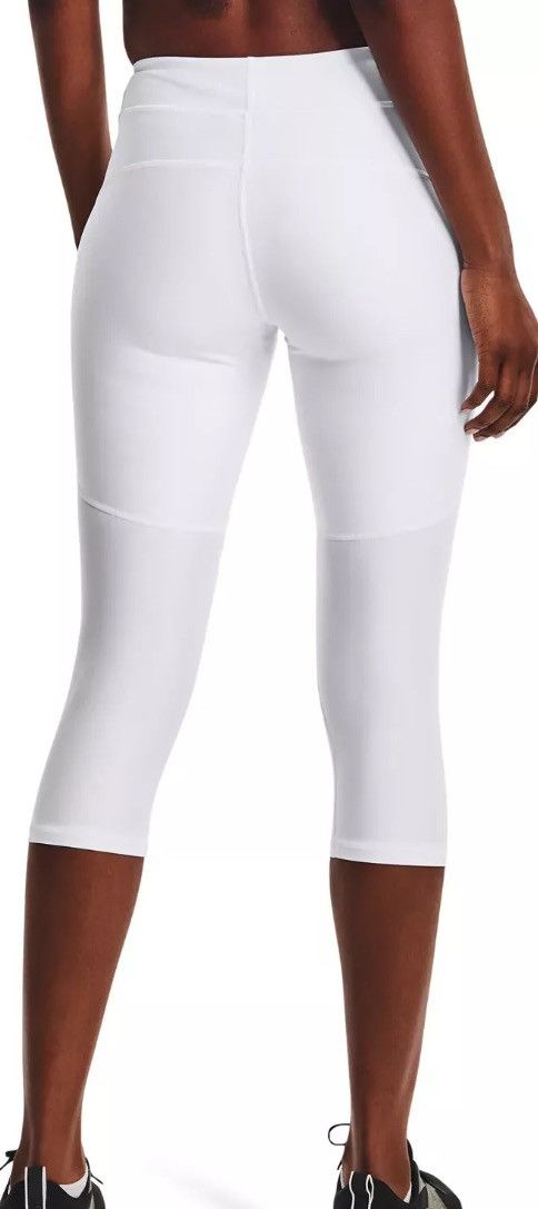 Under Armour Under Armour HeatGear Women's Team Capris Pants Leggings Size 27" / US 4 / IT 40 - 2 Thumbnail