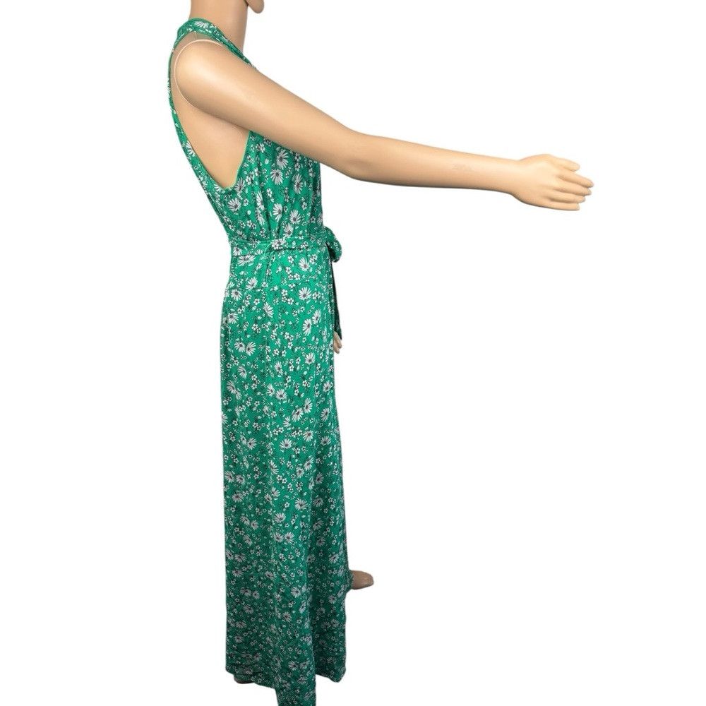 Other Chetta B Sleeveless Green Floral Maxi Dress Size 12 Size XL / US 12-14 / IT 48-50 - 4 Thumbnail