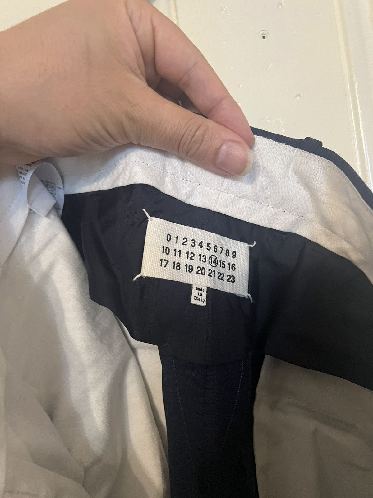 Maison Margiela Maison margiela navy pinstripe trousers Size US 36 / EU 52 - 3 Thumbnail