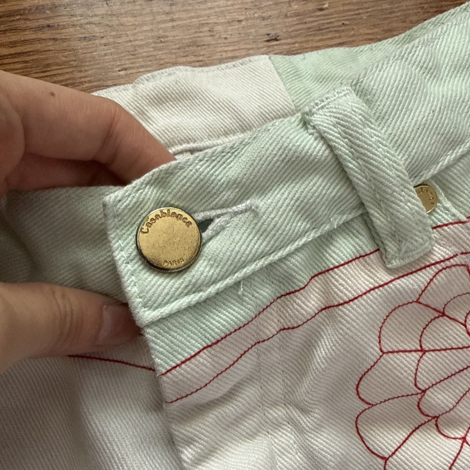 Casablanca casablanca shell print denim shorts white Size S 30 C23 Size US 30 / EU 46 - 4 Thumbnail