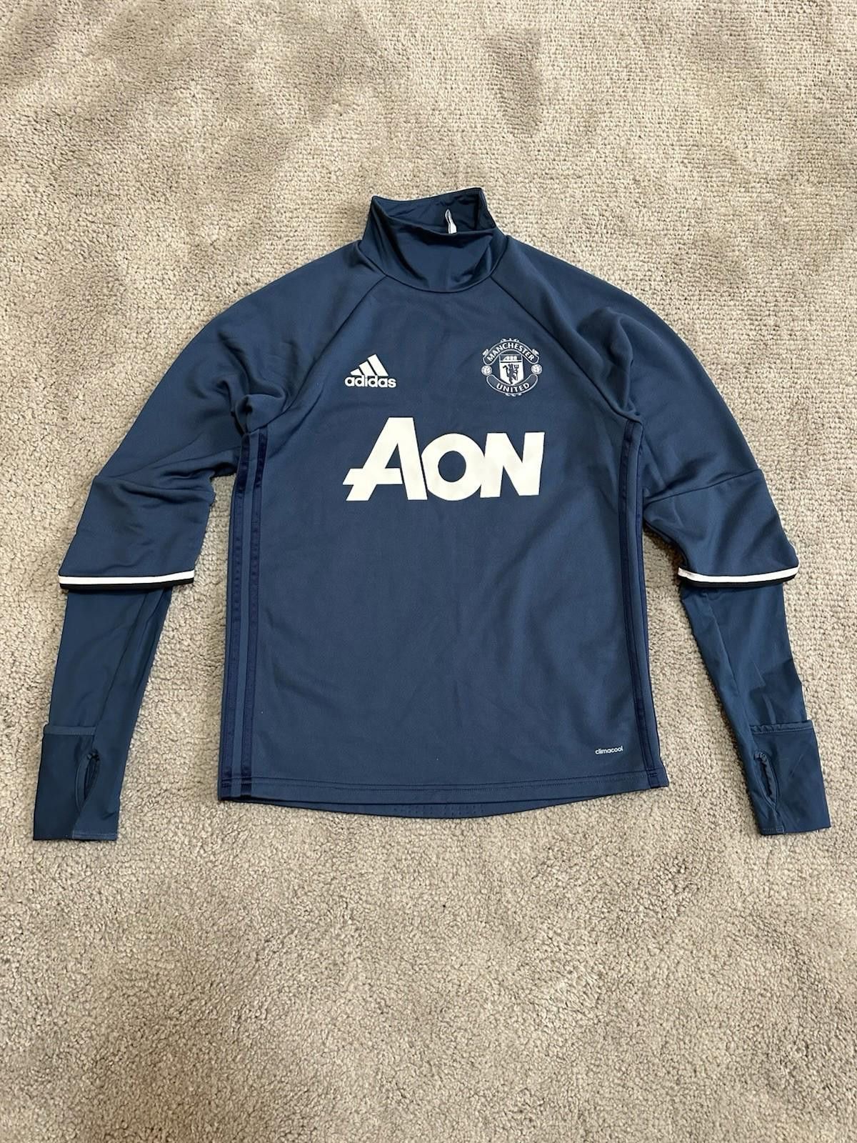 Adidas MENS FC MANCHESTER UNITED 2016/2017 SHIRT SOCCER FOOTBALL Size US S / EU 44-46 / 1 - 1 Thumbnail