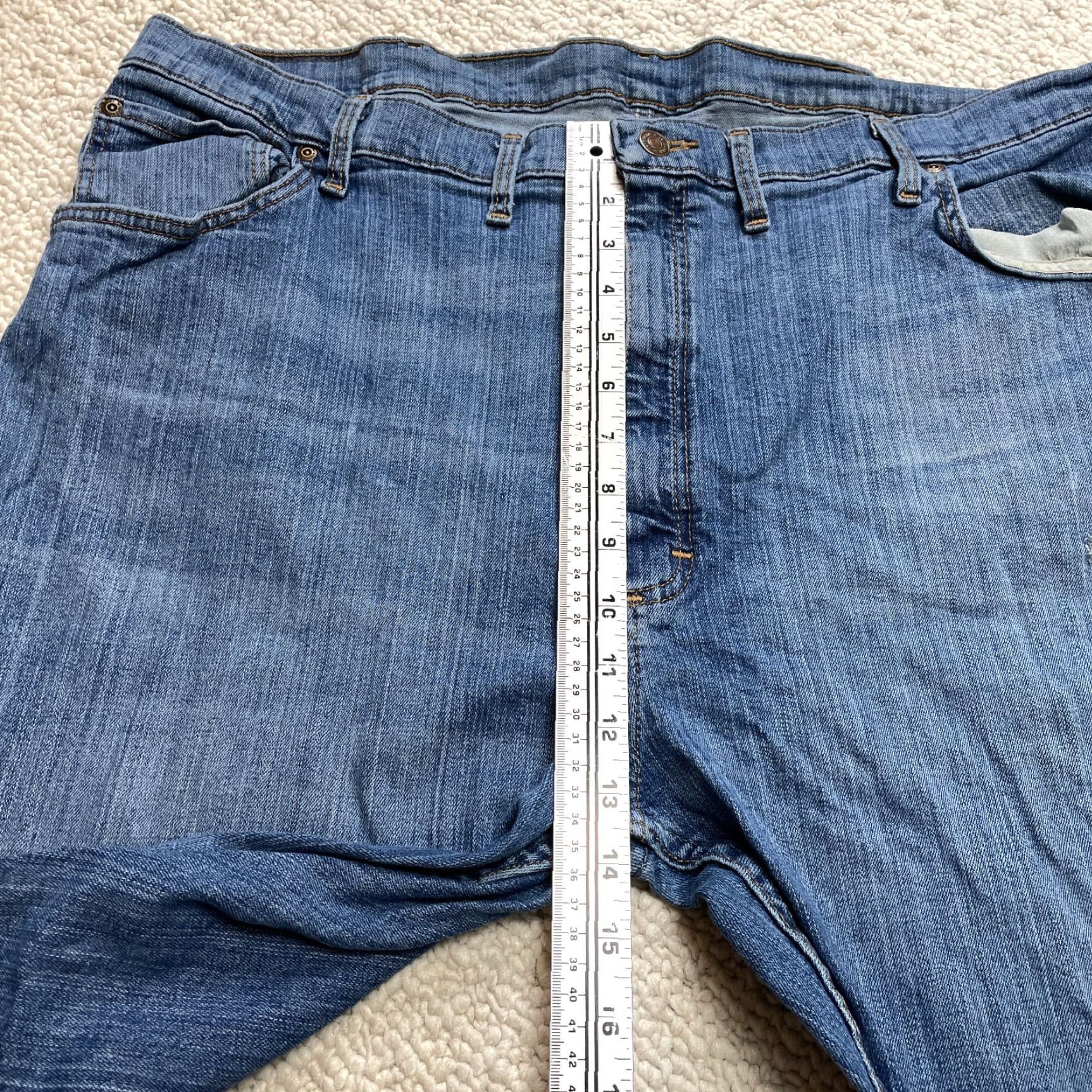 Wrangler Wrangler Jeans 44x30 Blue Denim Regular Fit 96FXVLS Premium Quality High Rise Size US 44 / EU 60 - 7 Thumbnail