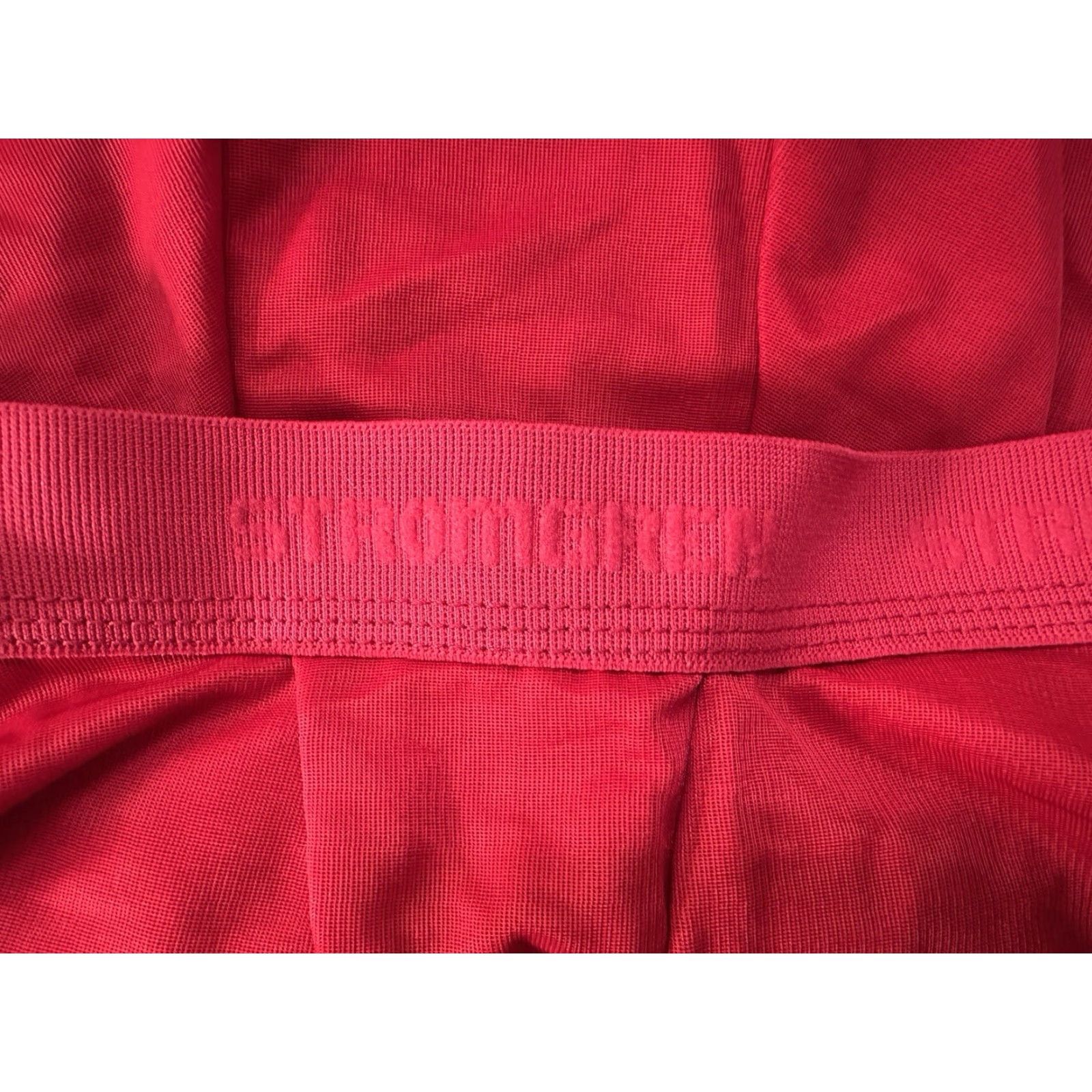 Vintage VINTAGE Stromgren sport compression shorts Mens S USA 90s Deadstock NWT Red USA Logo waistband 11" waist 8" inseam Mens Size US 29 - 3 Thumbnail