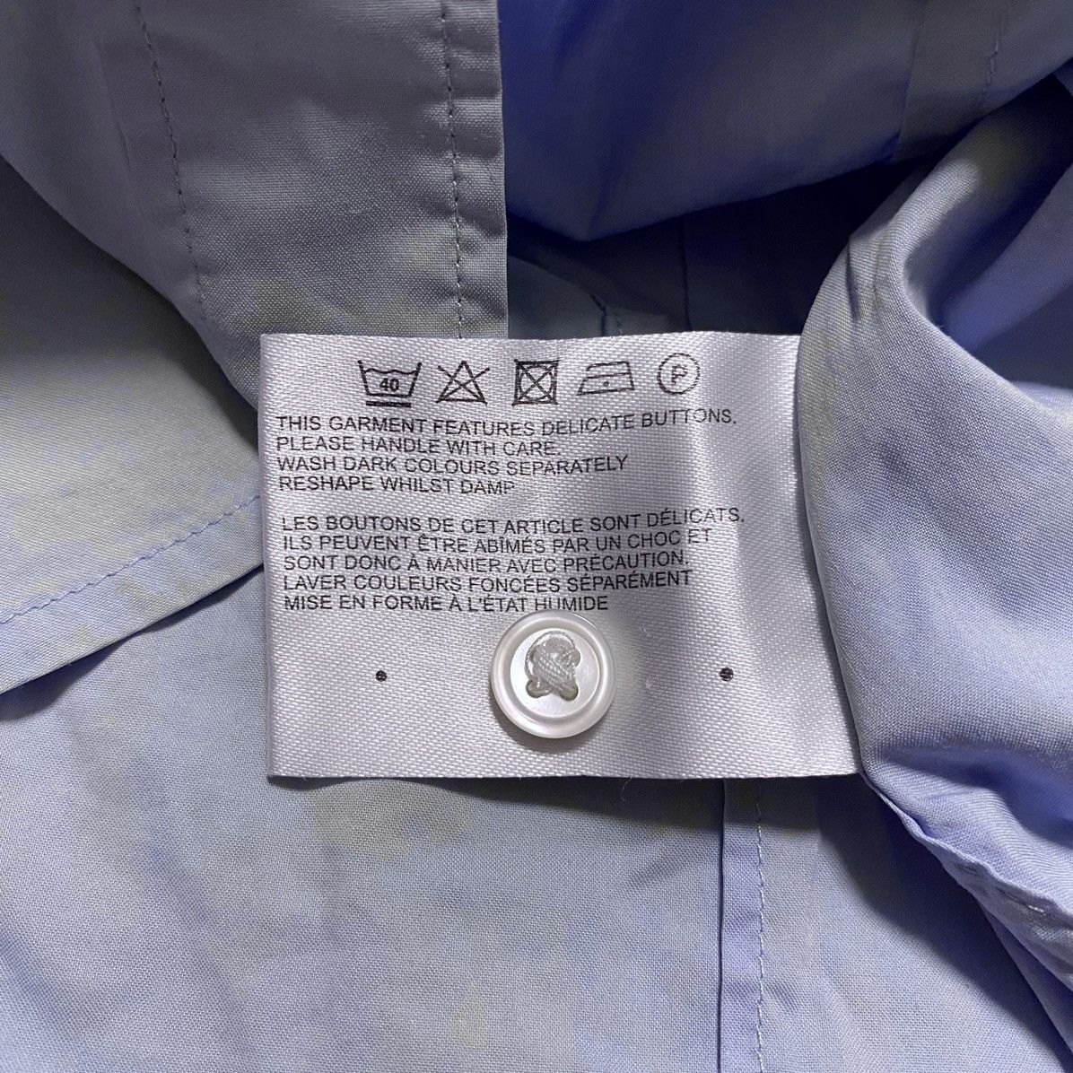 Jil Sander × Uniqlo Jil Sander + Uniqlo Blue Formal Casual Long sleeve Shirt Size US S / EU 44-46 / 1 - 10 Thumbnail