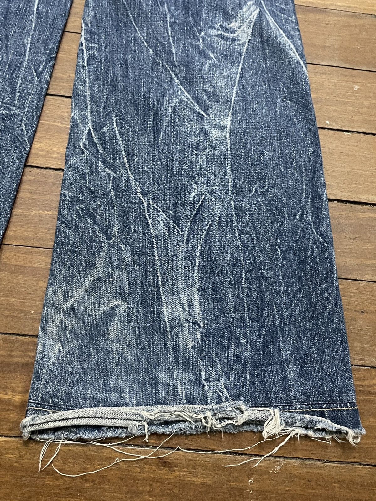 Japanese Brand Rare Vintage Japanese Brand Red Pepper Flared Jeans 1990s Size US 27 - 6 Thumbnail