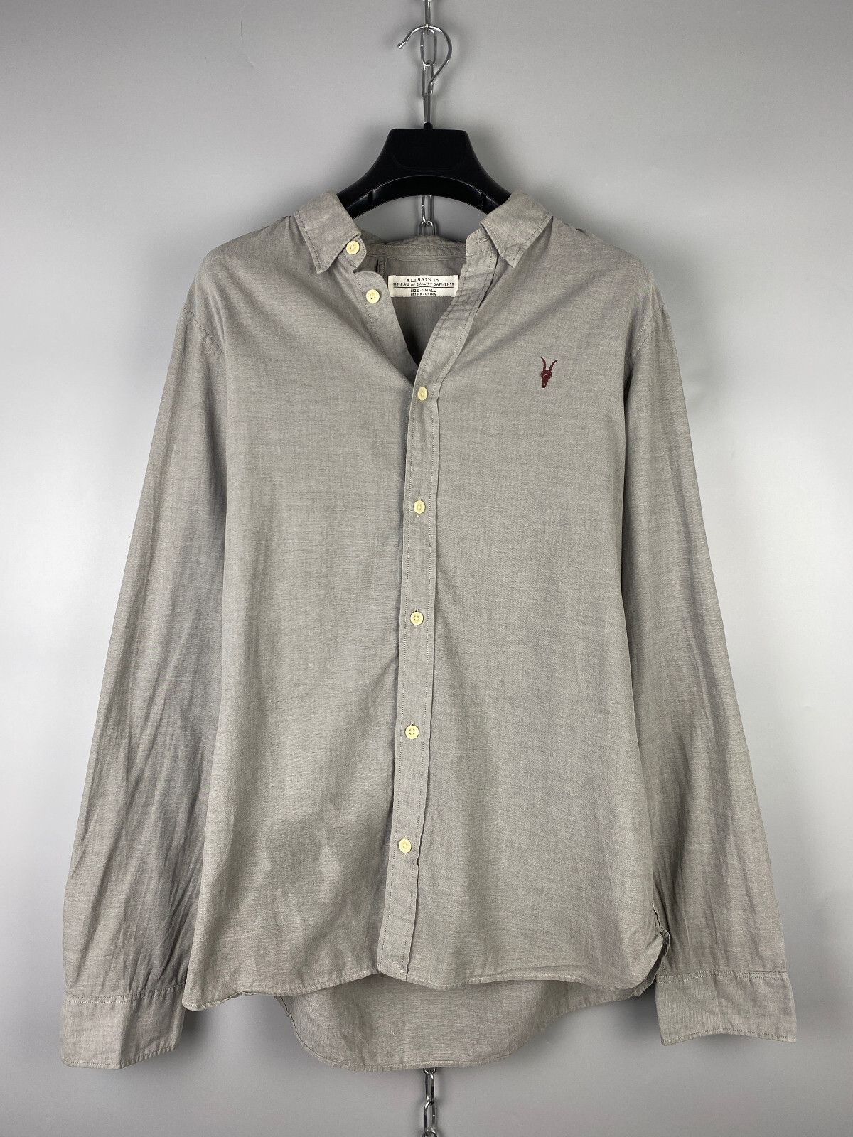 Allsaints AllSaints Mens Long Sleeve Redondo LS Shirt Size US S / EU 44-46 / 1 - 1 Thumbnail