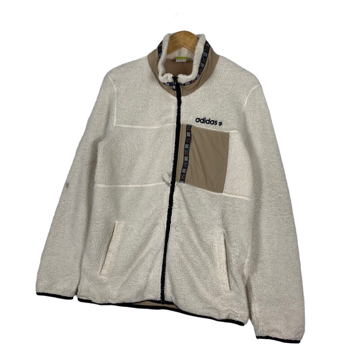 Adidas Adidas Neo Zipper Fleece Size US M / EU 48-50 / 2 - 2 Thumbnail