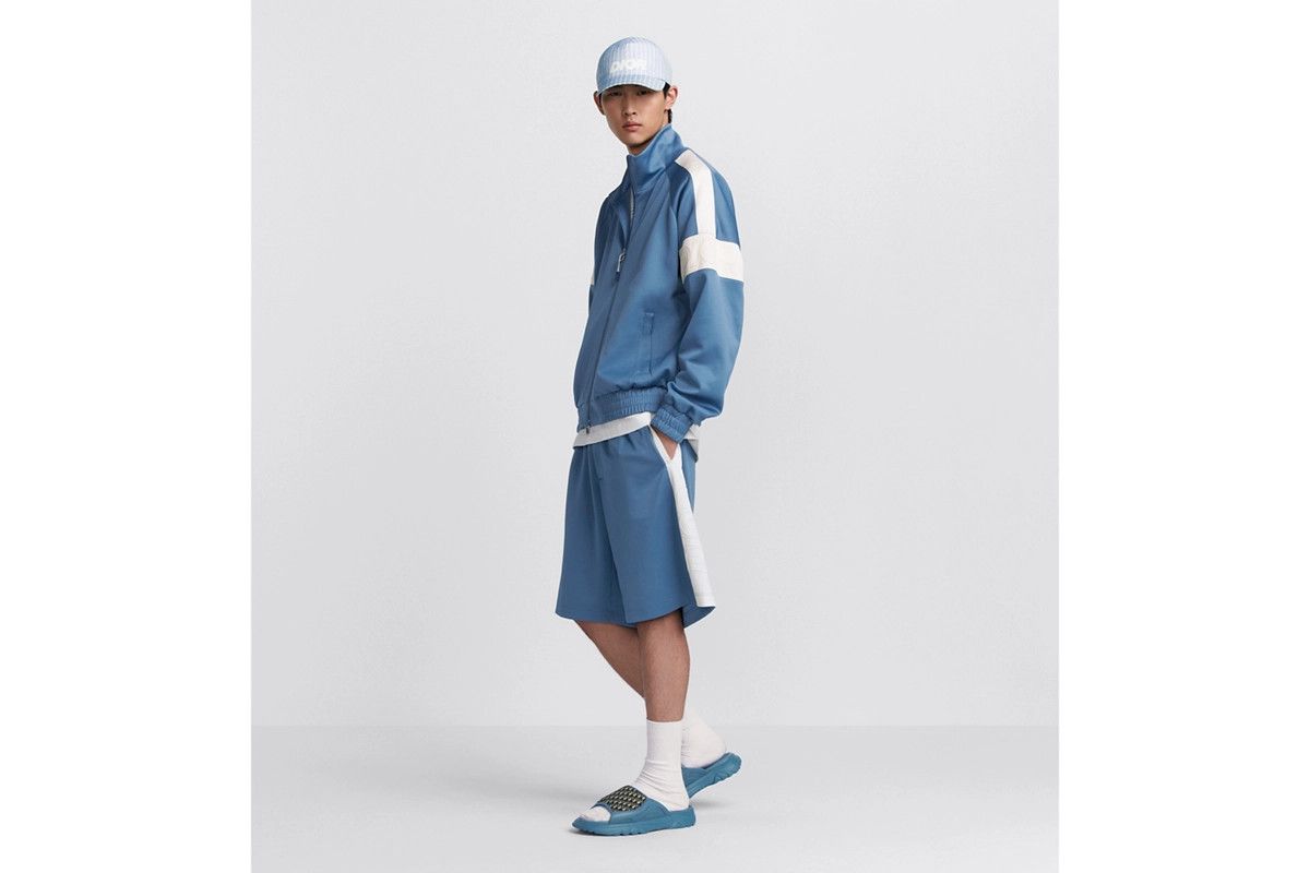 Dior o1bcso1str0226 Zipped Track Jacket in Blue/White Size US L / EU 52-54 / 3 - 5 Thumbnail