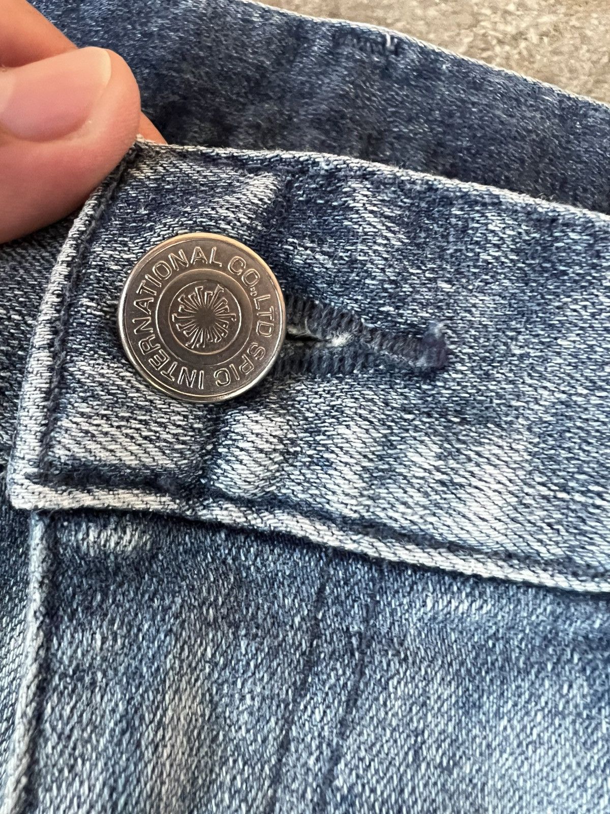 If Six Was Nine × Tornado Mart TORNADO MART FADED WASHED DISTRESS JEANS VERY RARE Size US 32 / EU 48 - 14 Thumbnail