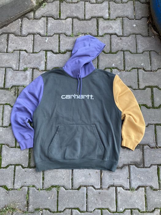 Vintage Crazy Workwear Carhartt Wip 90s Hoodie Tricol Hooded Grailed