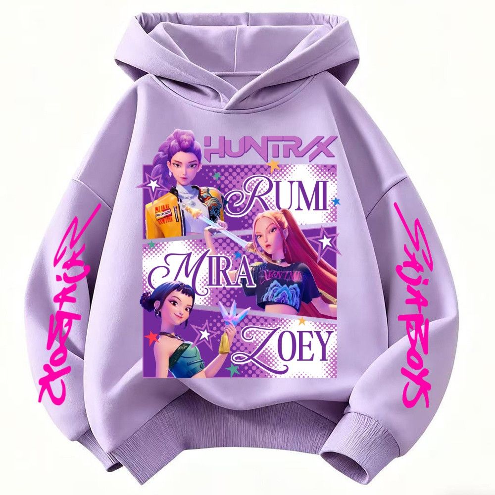 Disney Huntrix KPop Demon Hunters Hoodie Kids (Princess Style) Size ONE SIZE - 1 Thumbnail