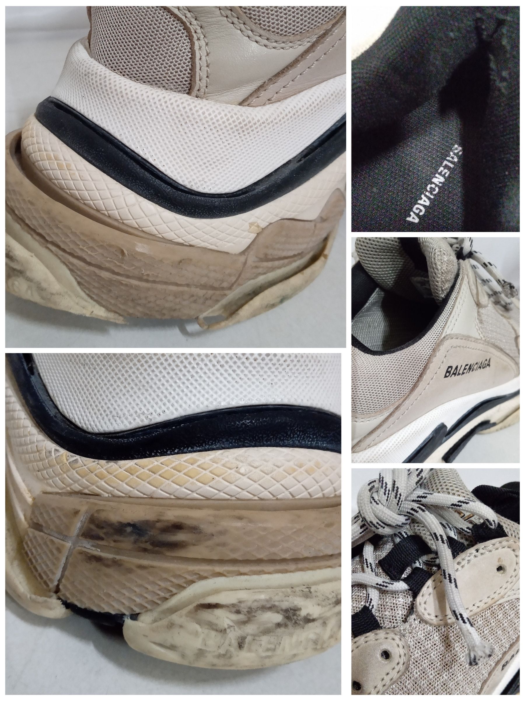 Balenciaga BALENCIAGA TRIPLE S Low Top Sneakers Beige US 7 Size US 7 / EU 40 - 9 Thumbnail