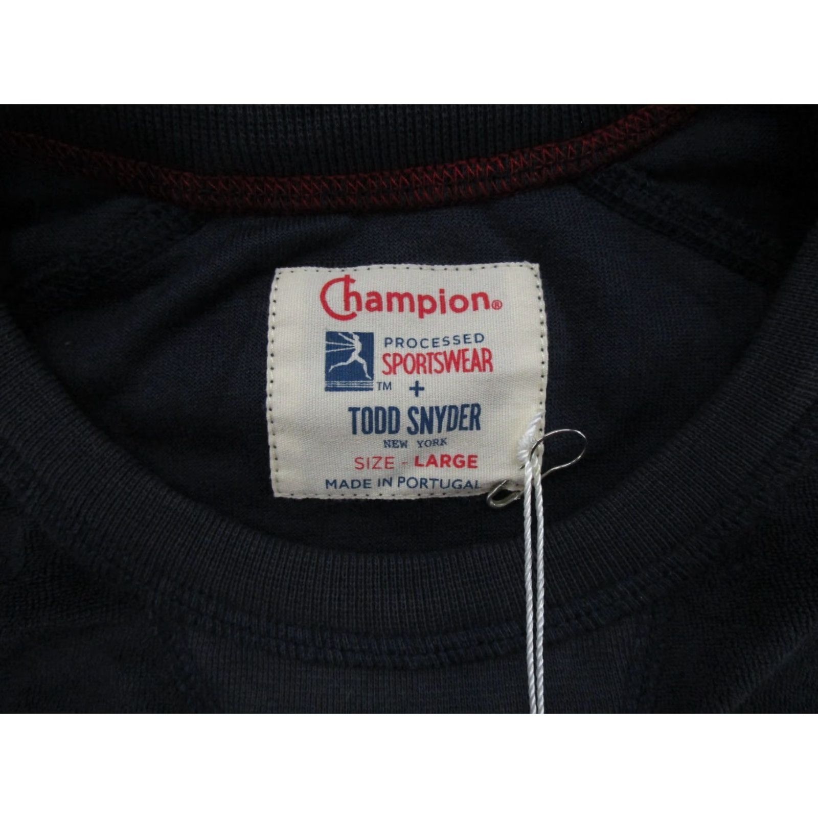 Champion Champion Sweatshirt Mens L NEW Todd Snyder Terry Cloth Colorblock Navy Blue Size US L / EU 52-54 / 3 - 4 Thumbnail