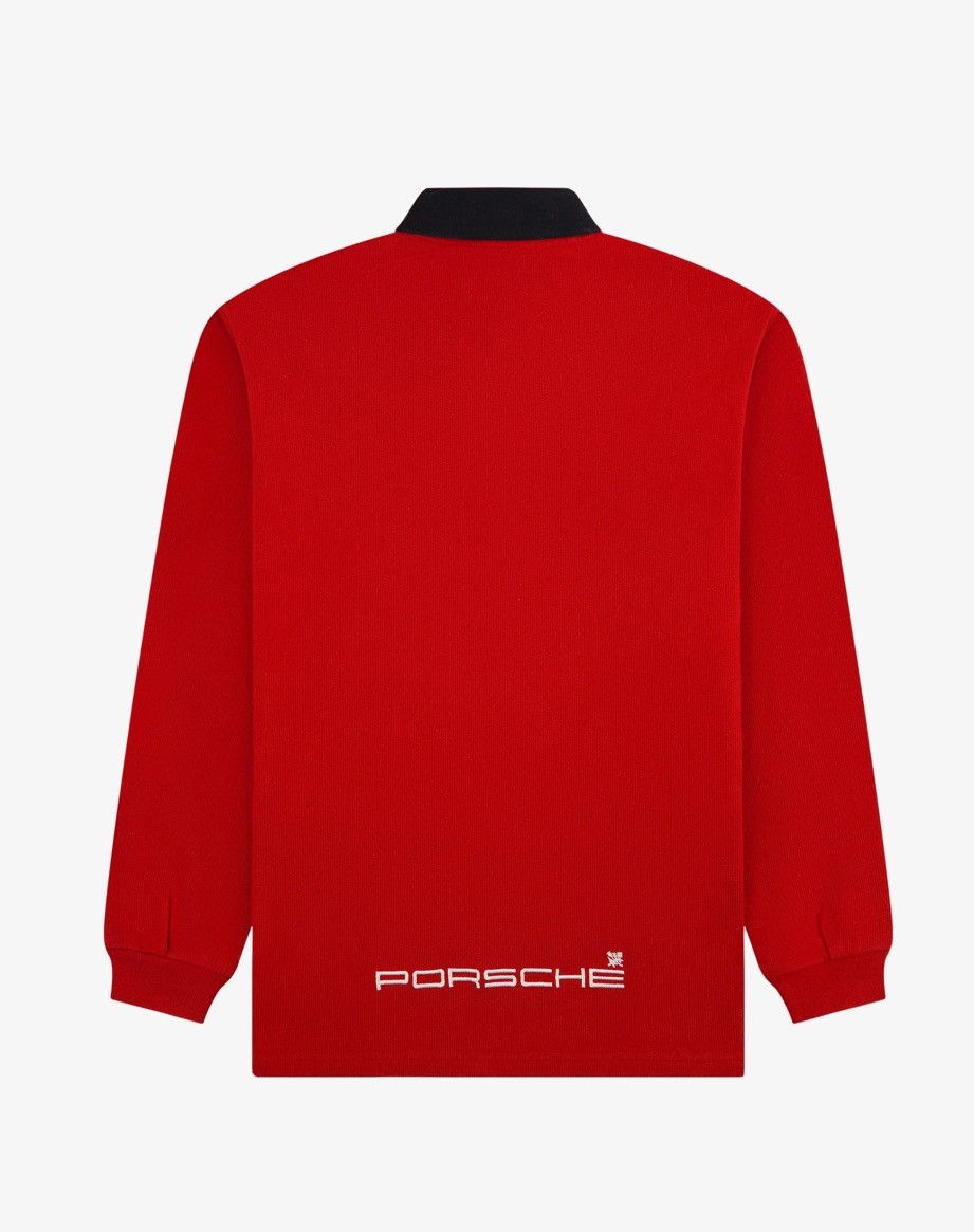Aime Leon Dore × Porsche Design Aimé Leon Dore ALD Porsche Crest Rugby Red Size US L / EU 52-54 / 3 - 2 Thumbnail