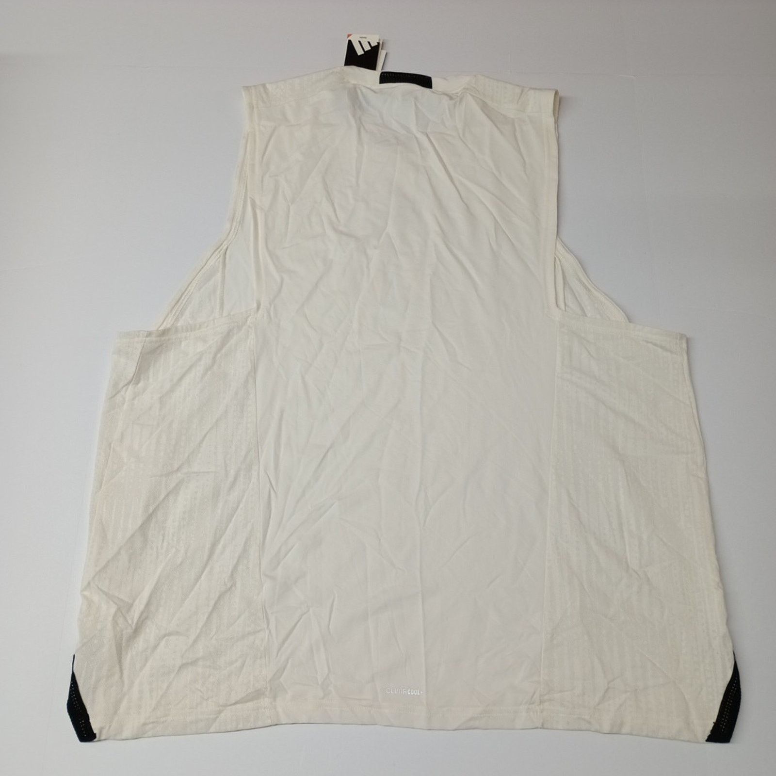 Adidas Adidas Mens Size 2XL D4T Training Tank Top Shirt Chalk White Size US XXL / EU 58 / 5 - 7 Thumbnail