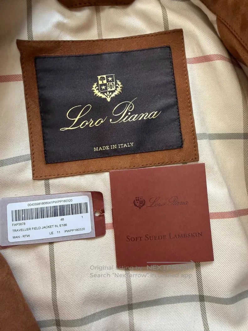 Loro Piana Loro Piana 2025 Autumn/Winter Sheepskin Suede Traveller, C Size US M / EU 48-50 / 2 - 9 Thumbnail