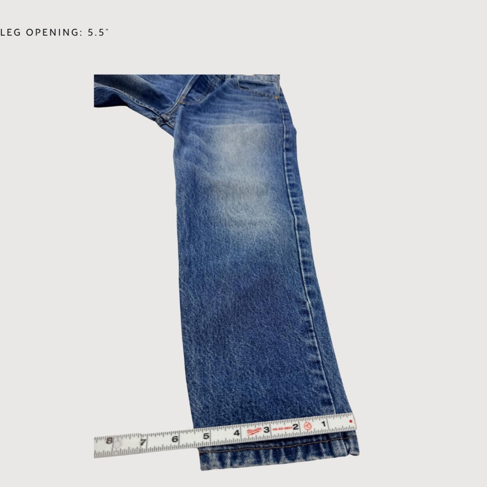 AMOMENTO AMO Babe High Rise Cigarette Jeans Raw Hem 26 Size 26" / US 2 / IT 38 - 9 Thumbnail