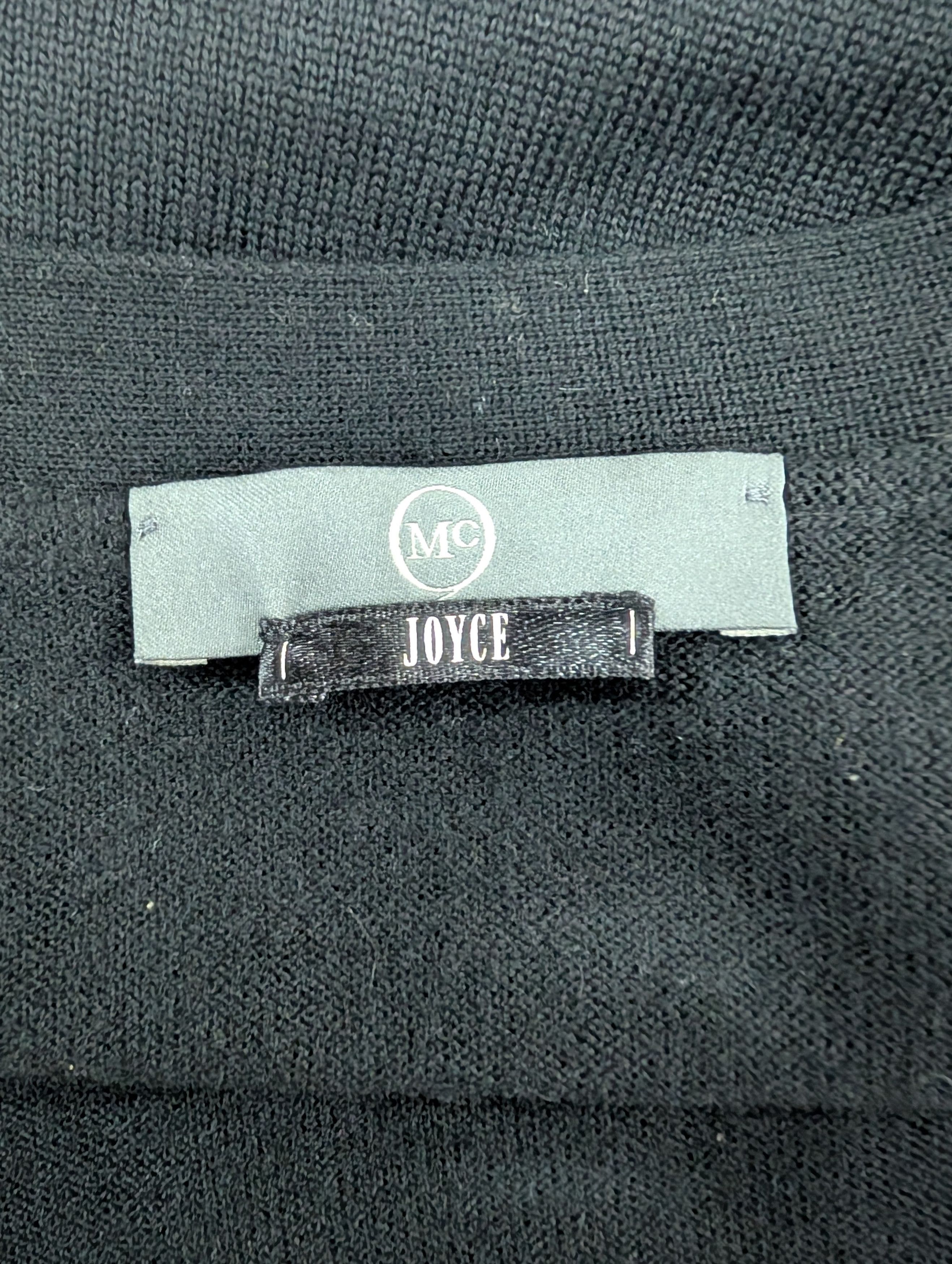 MCQ Black Cardigan With Patterned Collar Size US M / EU 48-50 / 2 - 5 Thumbnail