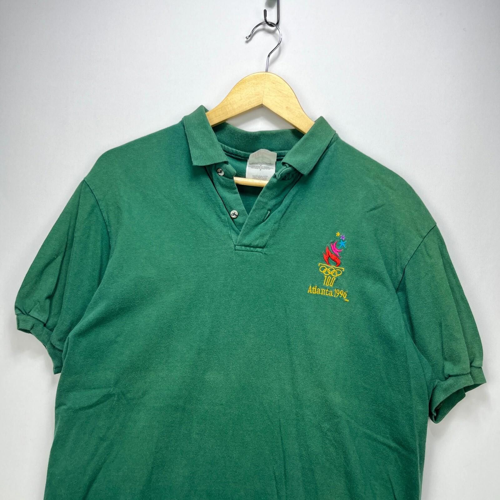 Vintage Vintage 1996 Atlanta USA Olympics Collared Shirt Medium Size US M / EU 48-50 / 2 - 2 Thumbnail