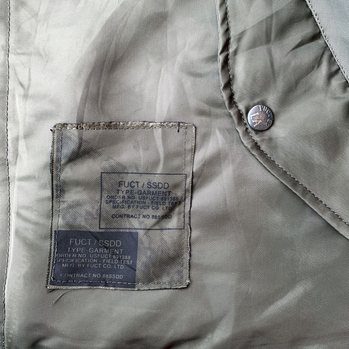 FUCT × Japanese Brand Fuct SSDD Patch Bomber Type Ma-1 Jacket Size US S / EU 44-46 / 1 - 9 Thumbnail