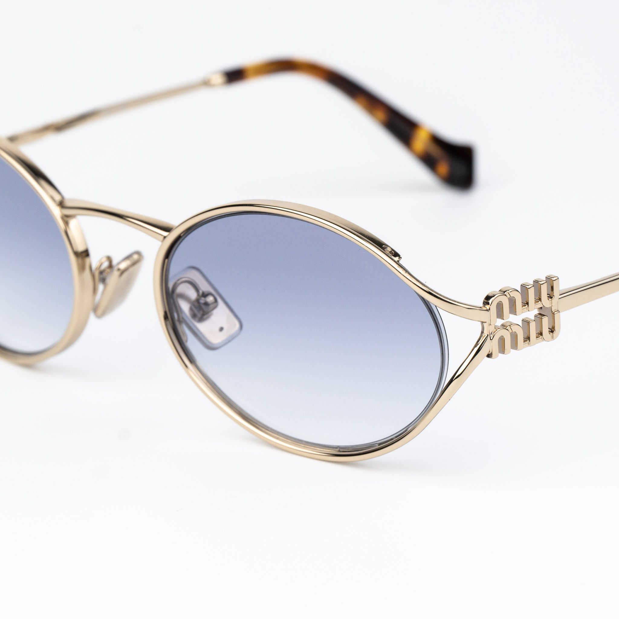 Miu Miu Miu Miu Women Sunglasses LOGO MU52YS ZVN80O NEW AUTHENTIC Size ONE SIZE - 7 Thumbnail