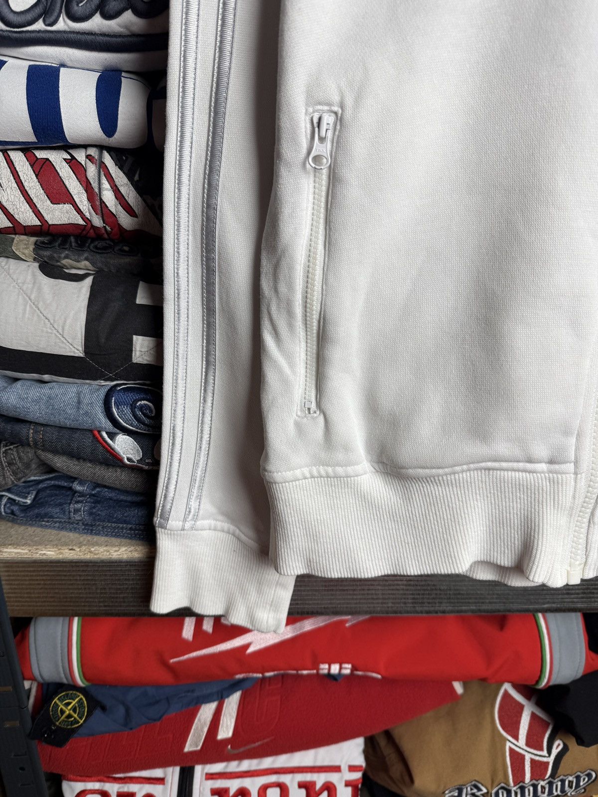 Adidas × Vintage Italy Italia adidas originals track jacket soccer Size US S / EU 44-46 / 1 - 6 Thumbnail