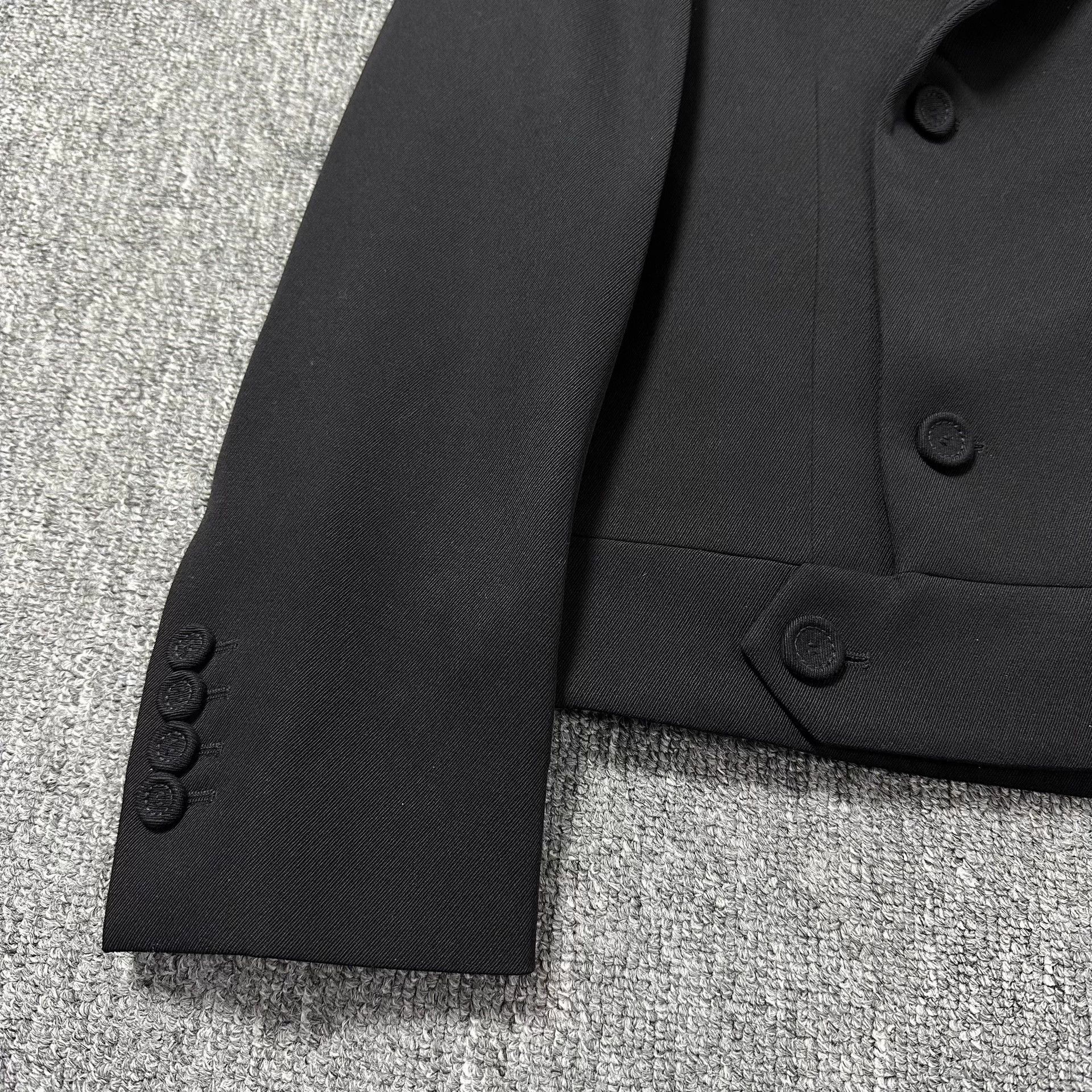 Dior Dior Man Black 46 100% Wool Blazer Size 46R - 2 Thumbnail