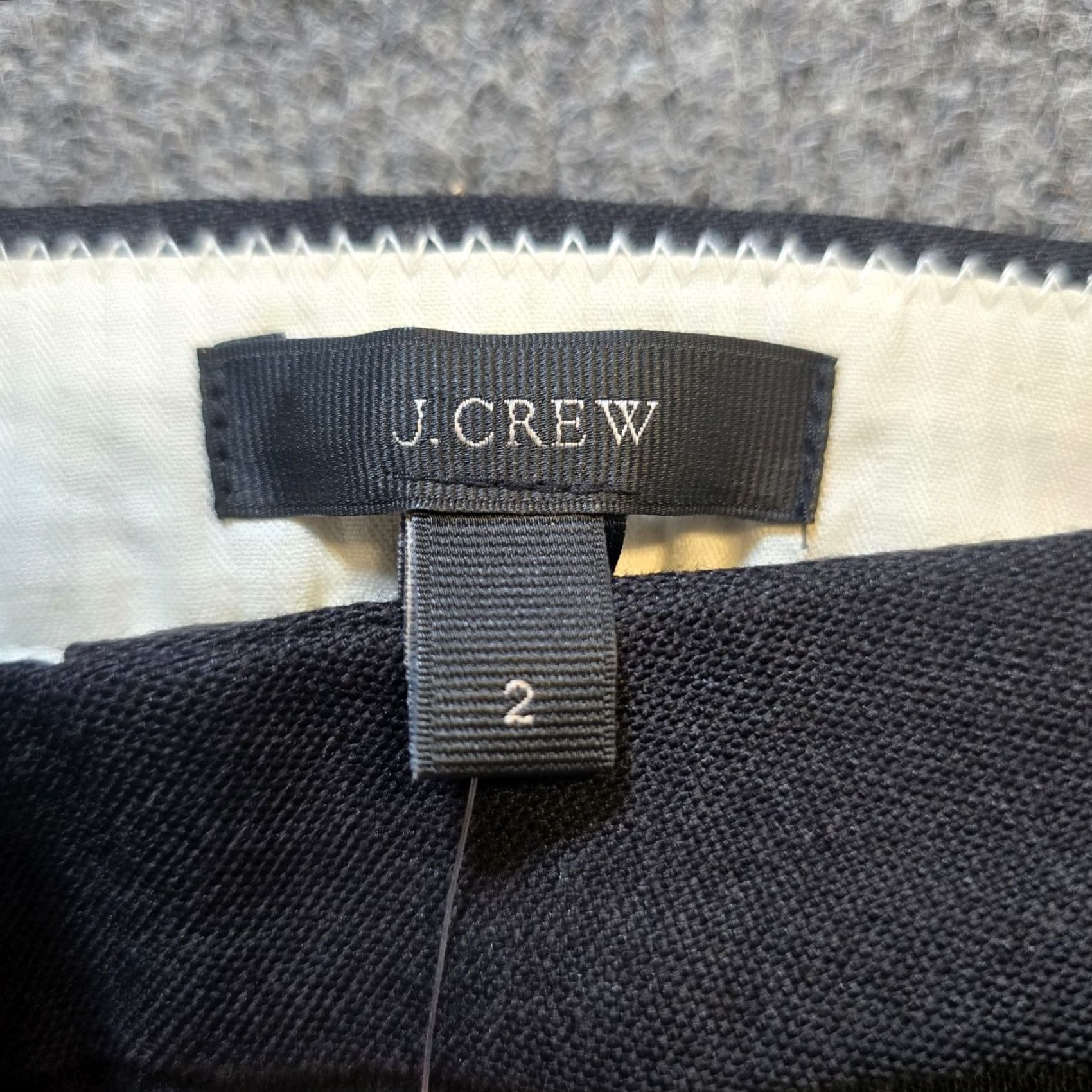 J.Crew J.CREW Pants Womens 2 Black Taper Skinny Stretch Regular Regular Pants Office Career Vintage: No Size 26" / US 2 / IT 38 - 4 Thumbnail