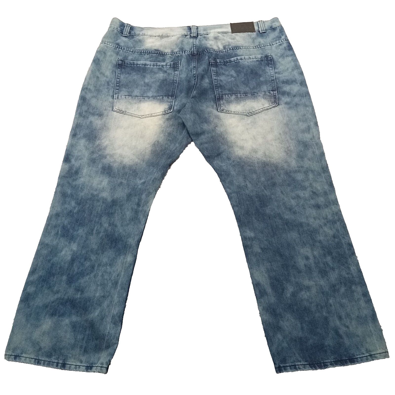 Enyce Enyce Jeans 38 X 32 Baggy Y2K Blue Destroyed Grunge Denim Size US 38 / EU 54 - 2 Thumbnail
