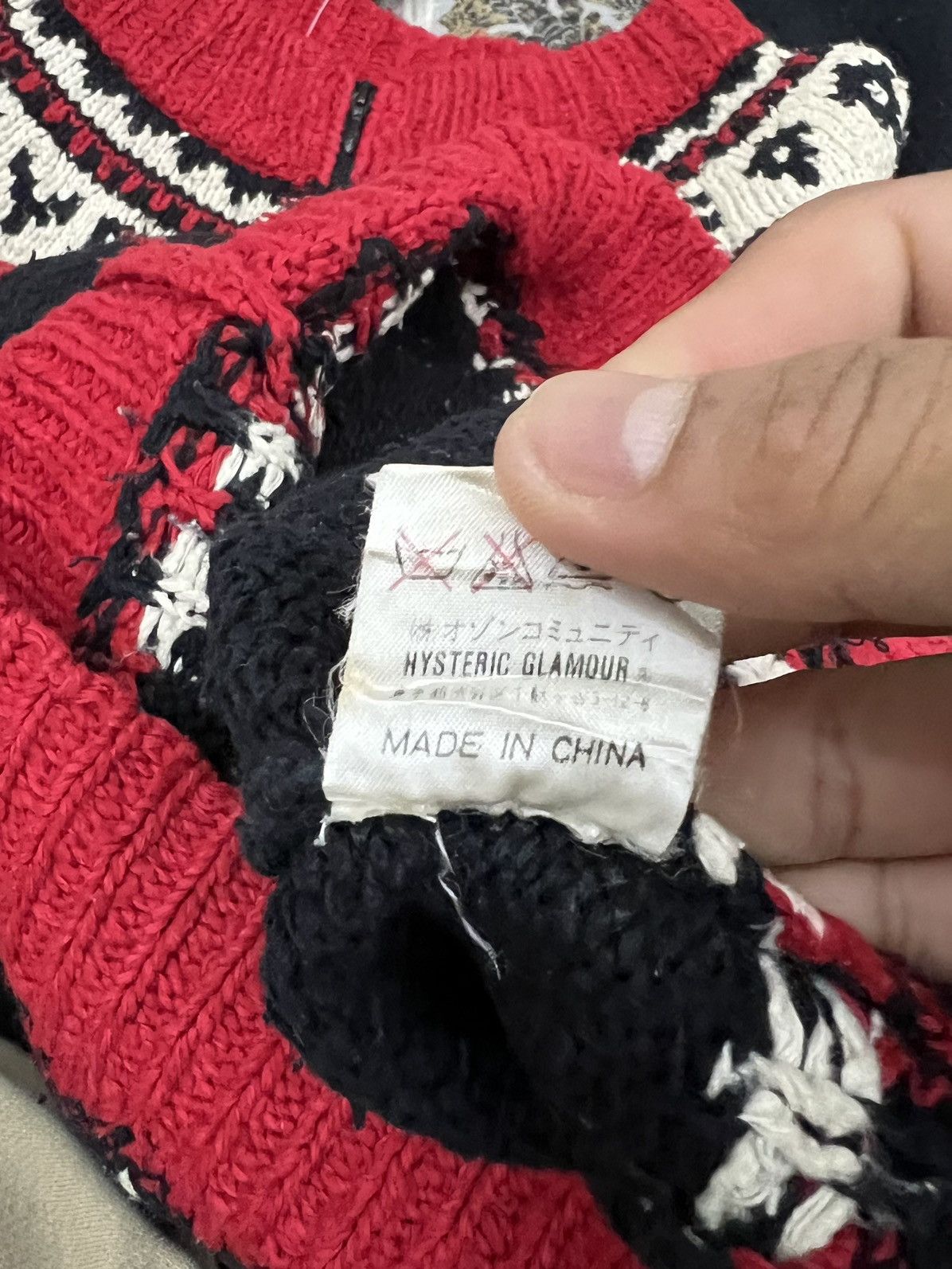 Hysteric Glamour VINTAGE HYSTERIC GLAMOUR JAPANESE BRAND SWEATER KNITWEAR Size US M / EU 48-50 / 2 - 8 Thumbnail