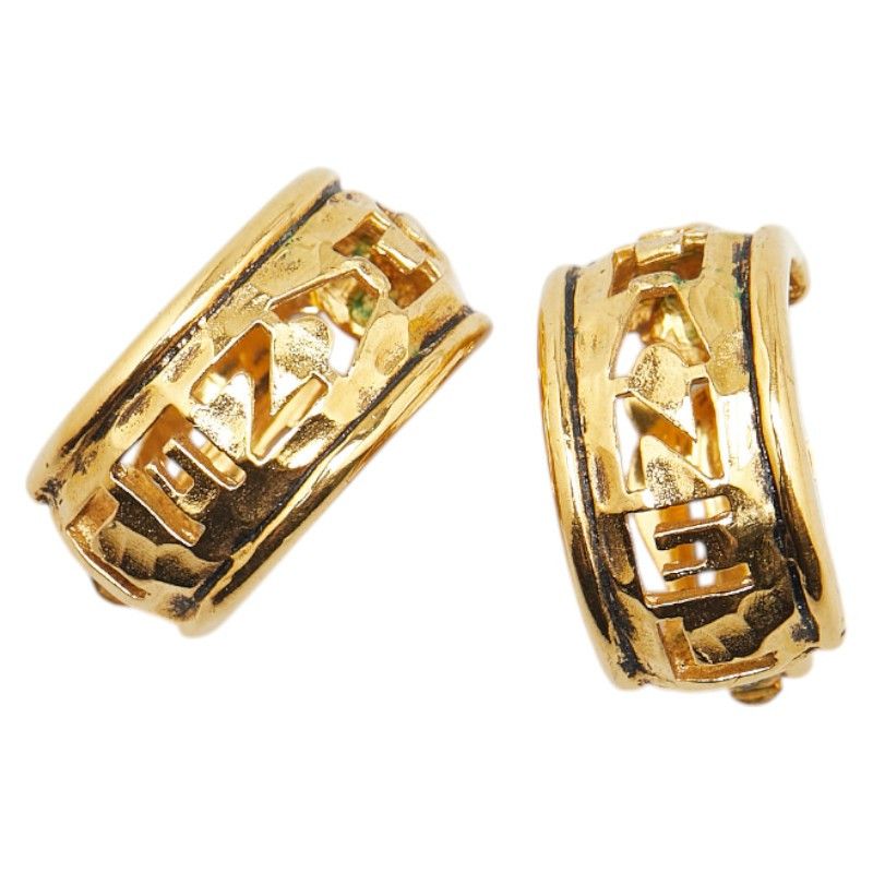 Chanel Chanel Chanel Logo Earrings Metal Earrings Size ONE SIZE - 1 Thumbnail