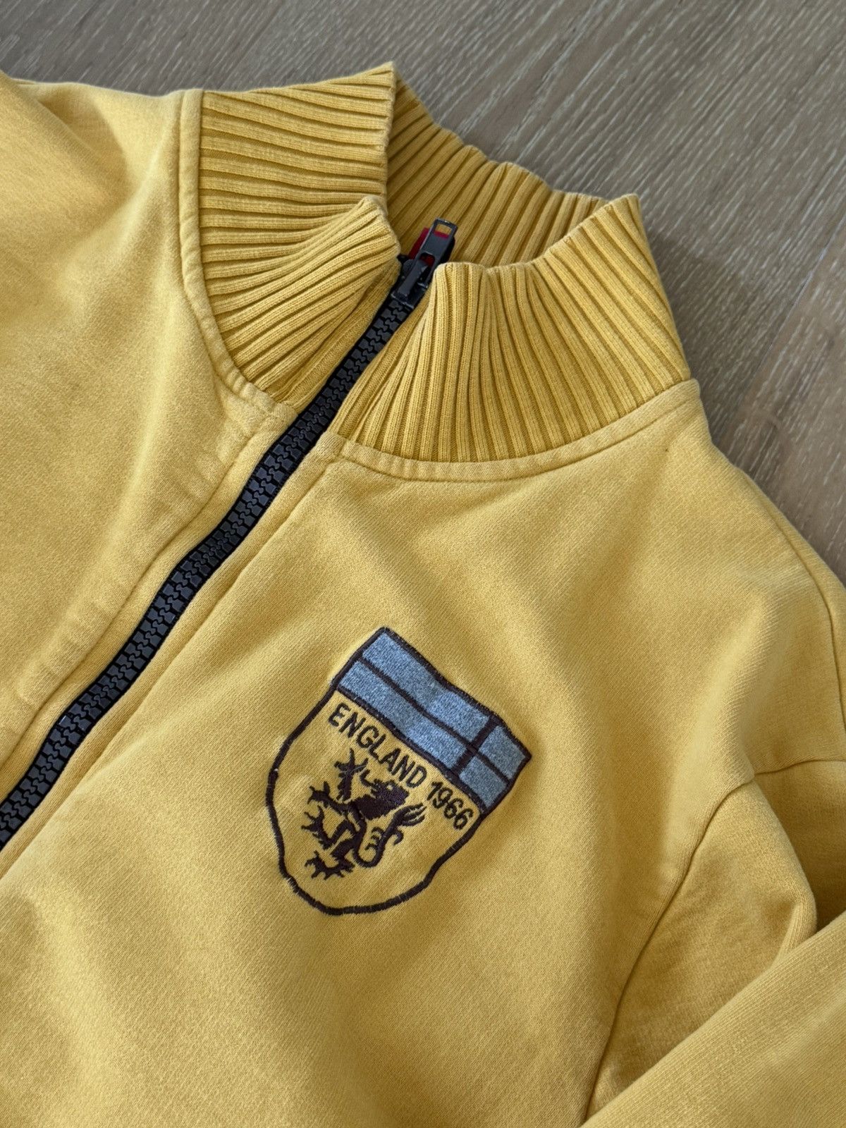 Vintage Vintage england yellow track jacket Size US M / EU 48-50 / 2 - 2 Thumbnail