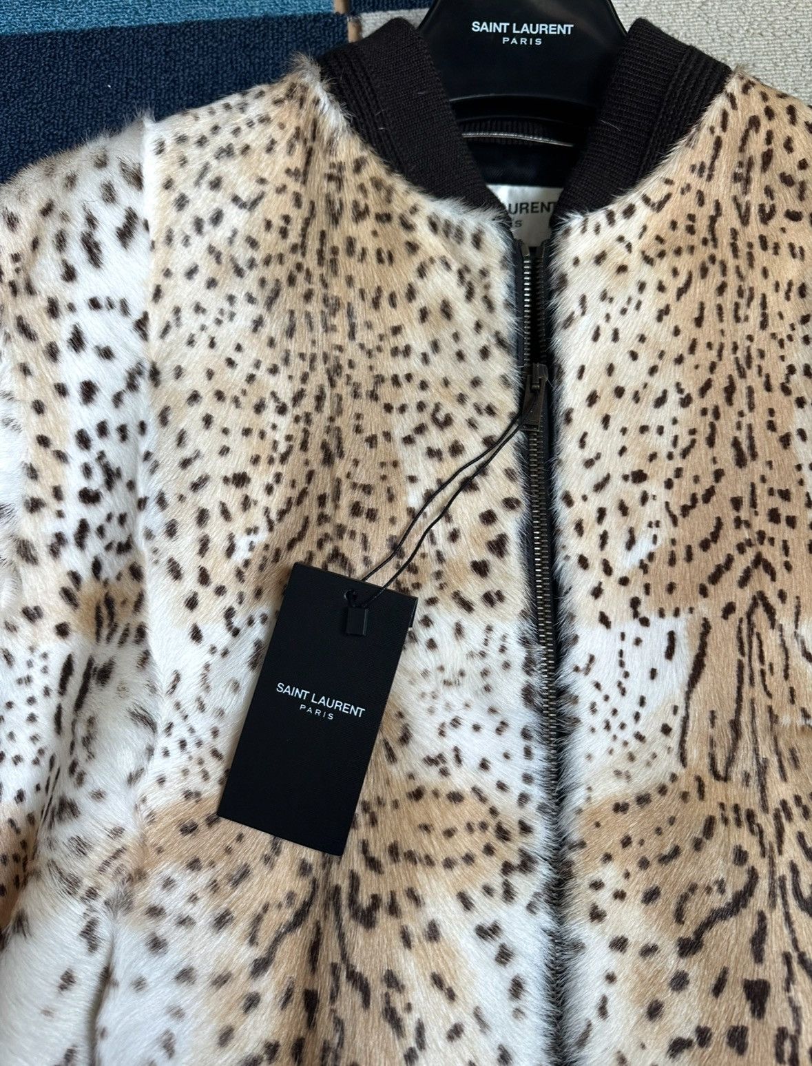Saint Laurent Paris Saint Laurent Paris 21AW Leopard Real Fur Blouson, Size 50 Size US M / EU 48-50 / 2 - 5 Thumbnail