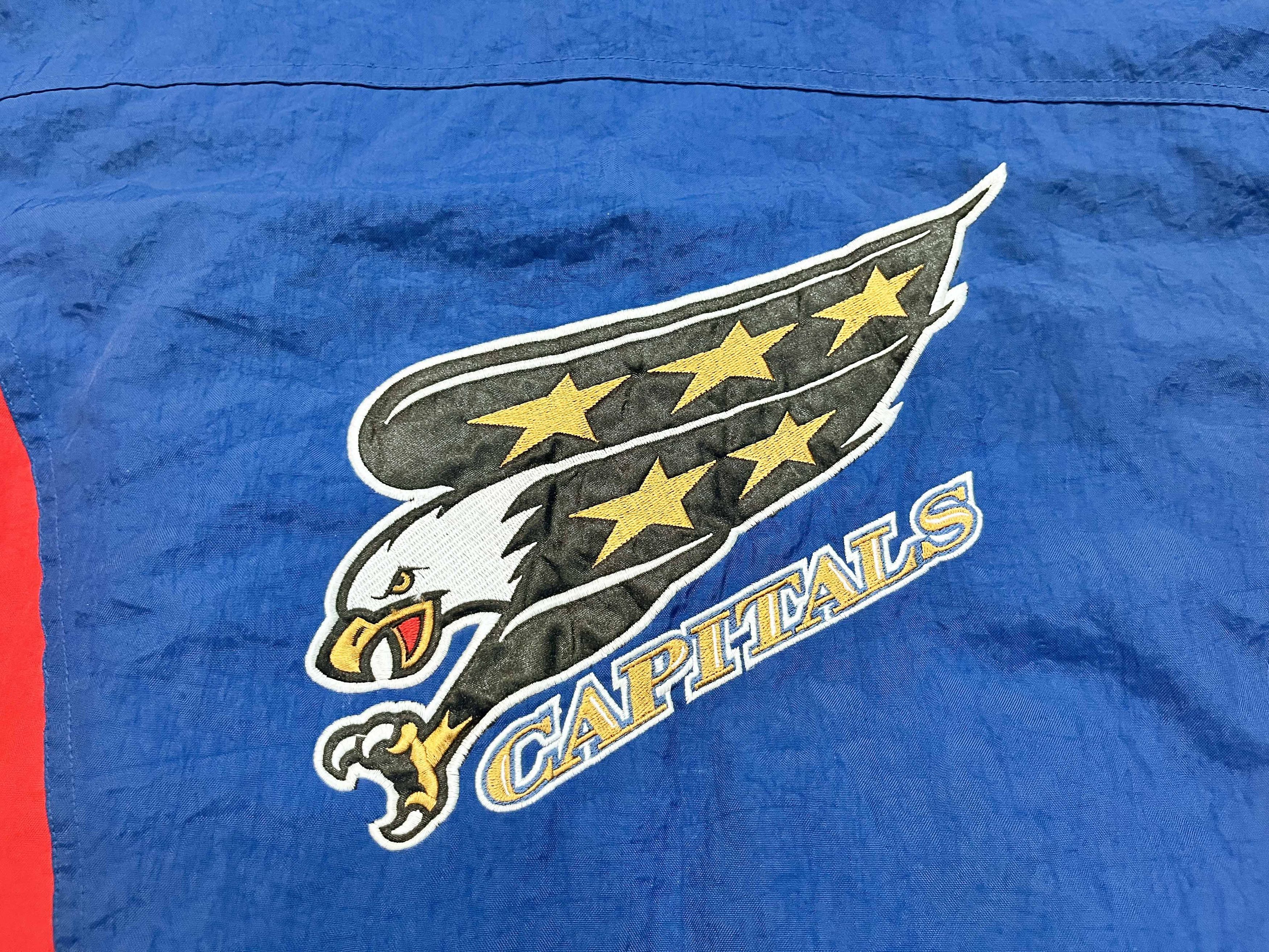 Starter Vintage Starter Washington Capitals NHL Hoodie Puffer Jacket Size US M / EU 48-50 / 2 - 8 Thumbnail