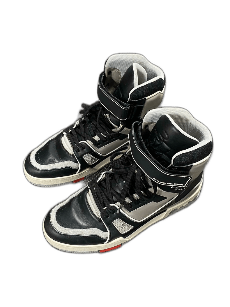 Louis Vuitton High Top Gray Cement Trainers from Louis Vuitton-yf Size US 8.5 / EU 41-42 - 1 Thumbnail