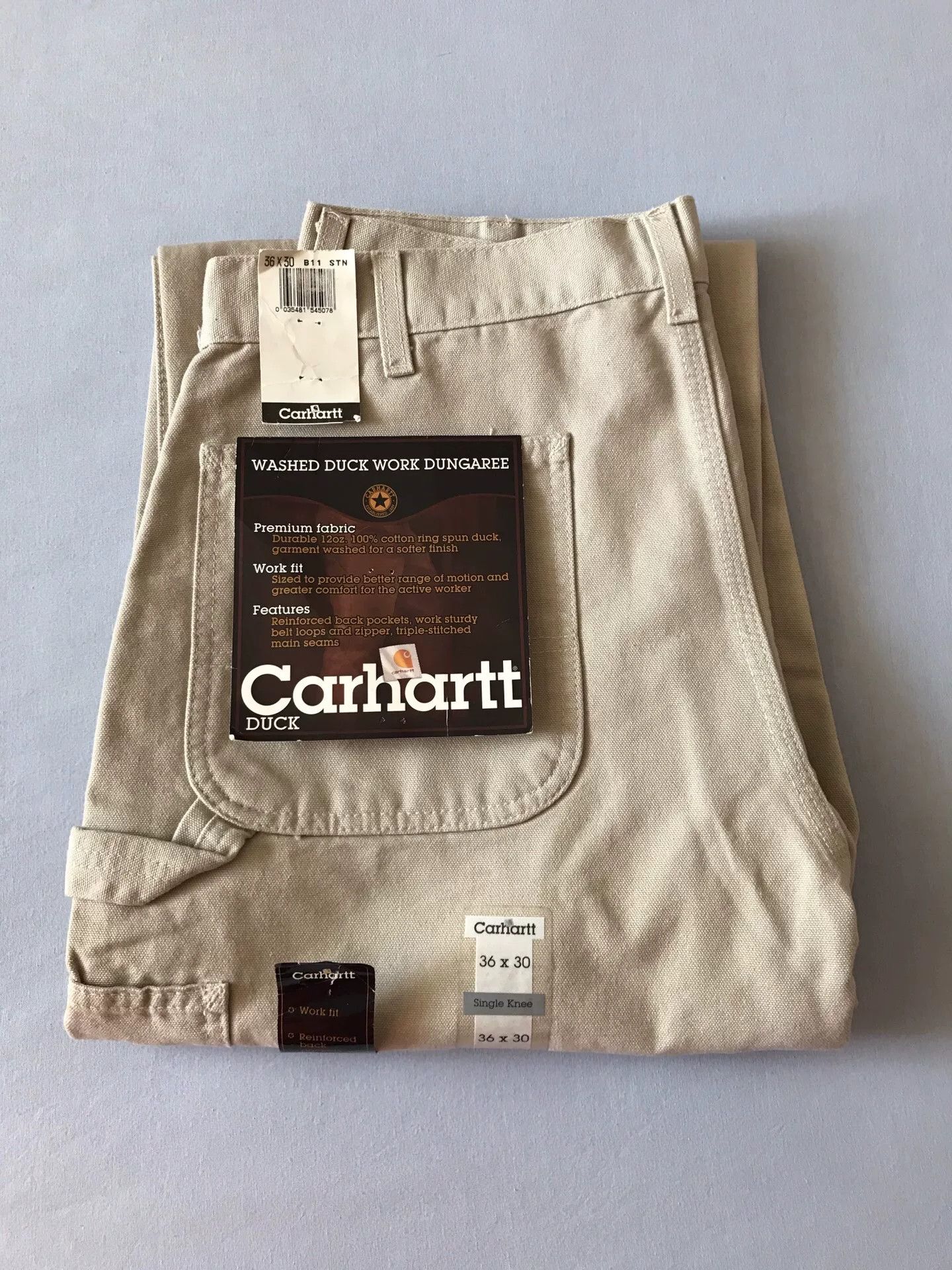 Carhartt Carhartt B11 STN Stone Work Pants Size US 36 / EU 52 - 1 Thumbnail