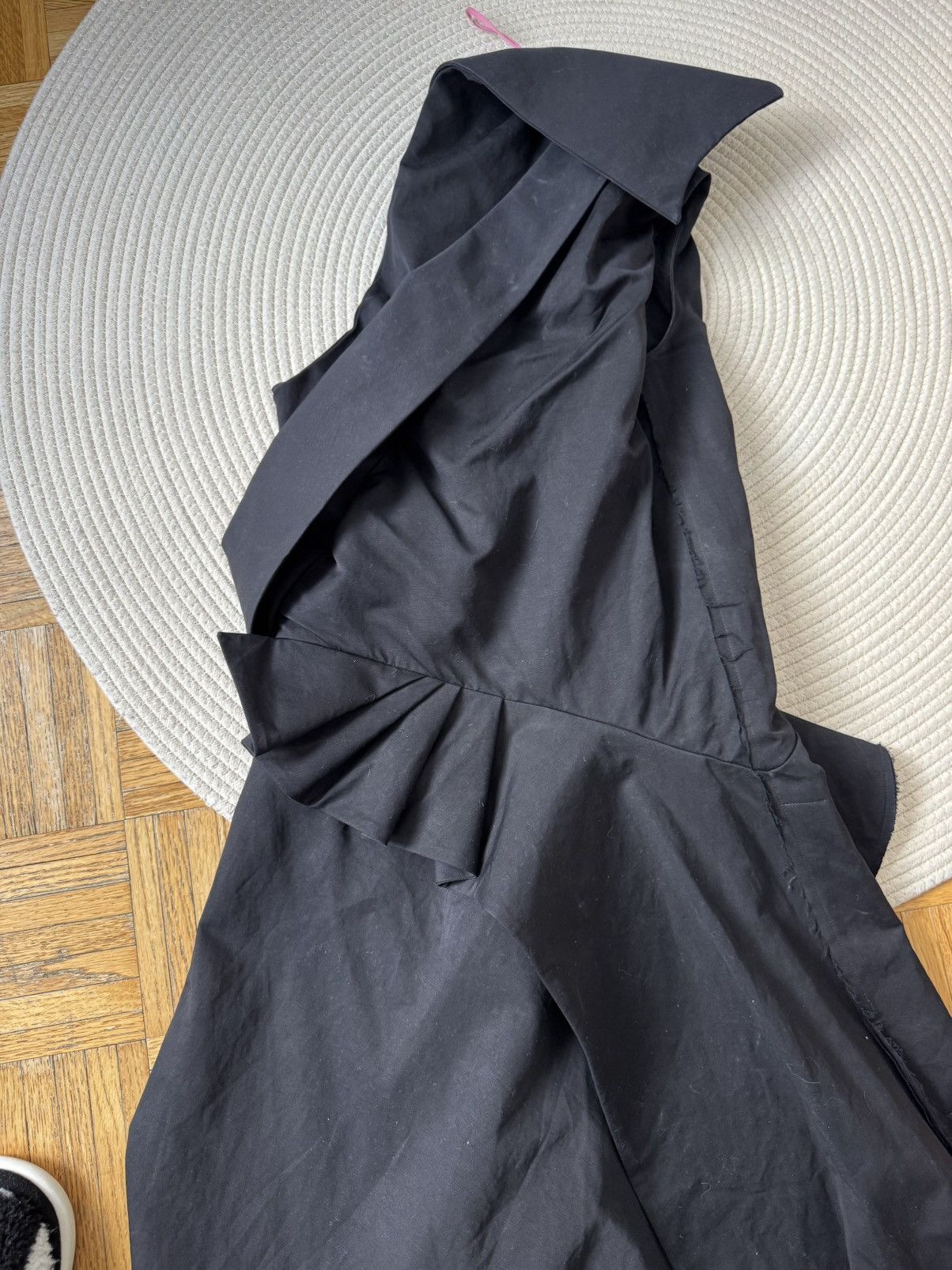 Aganovich Aganovich Black SIMM WRAP DRESS size 38 Size S / US 4 / IT 40 - 6 Thumbnail