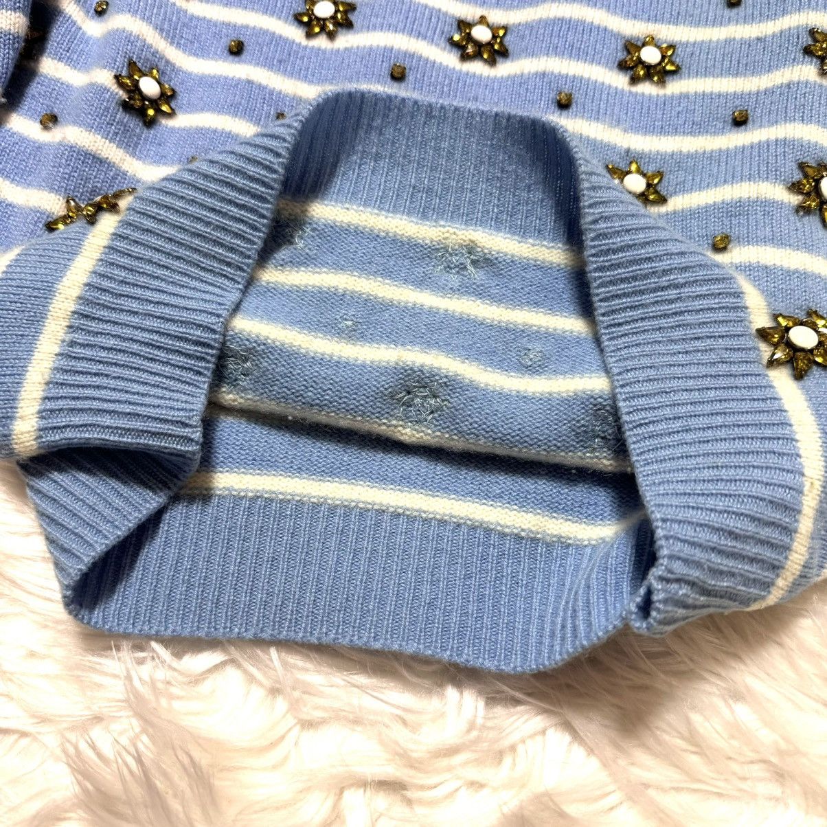 Gucci Gucci star decoration border cashmere sweater XS Size XS / US 0-2 / IT 36-38 - 5 Thumbnail