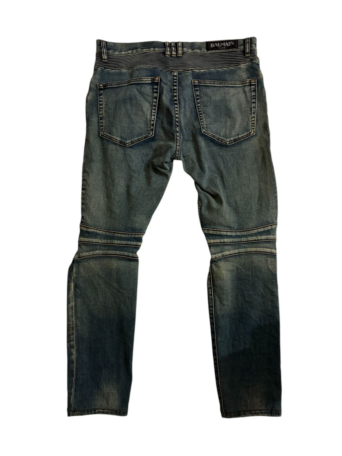 Balmain Balmain distressed biker jeans Size US 34 / EU 50 - 2 Thumbnail