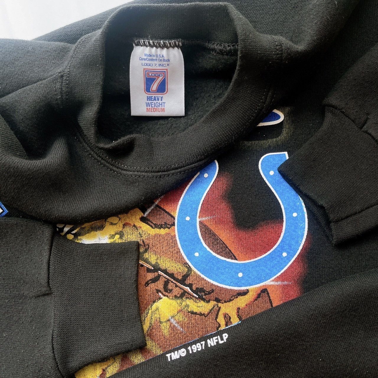 Logo 7 × Vintage 90s Indianapolis Colts NFL sweatshirt/ M Size US M / EU 48-50 / 2 - 8 Thumbnail