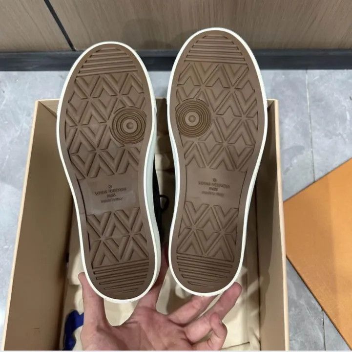 Louis Vuitton Louis Vuitton Black High-Top Fashion Sneakers -2508 Size US 7.5 / EU 40-41 - 4 Thumbnail