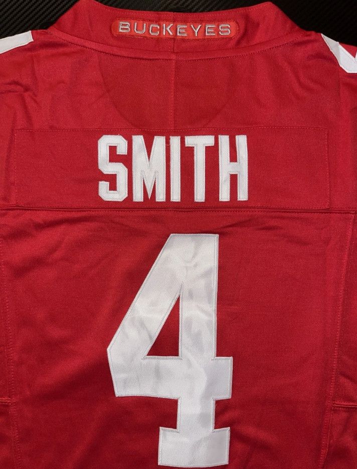 Other Men's Jeremiah Smith Red Ohio State OSU Jersey Size US L / EU 52-54 / 3 - 1 Thumbnail