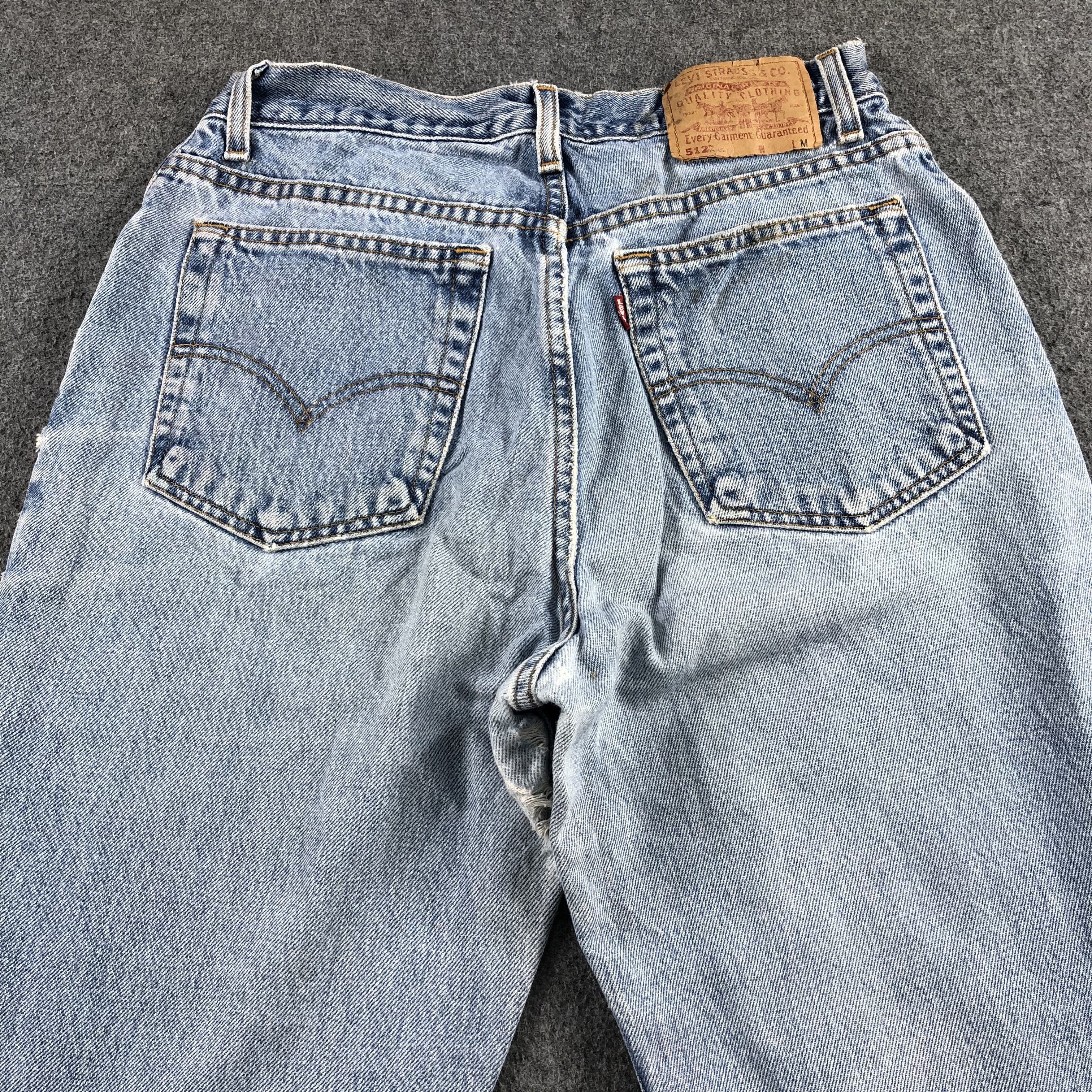Levi's 90s Vintage Light Wash Levis 512 Jeans-J2164 Size US 29 - 4 Thumbnail